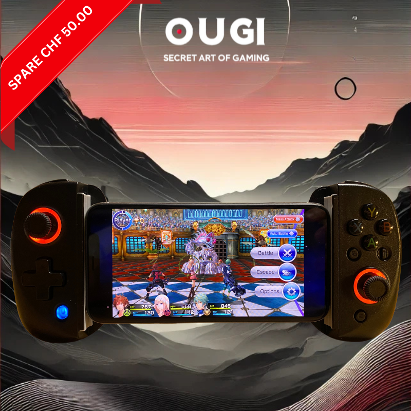 OugiPad - Gamepad für grenzenlosen Spass auf dem Smartphone